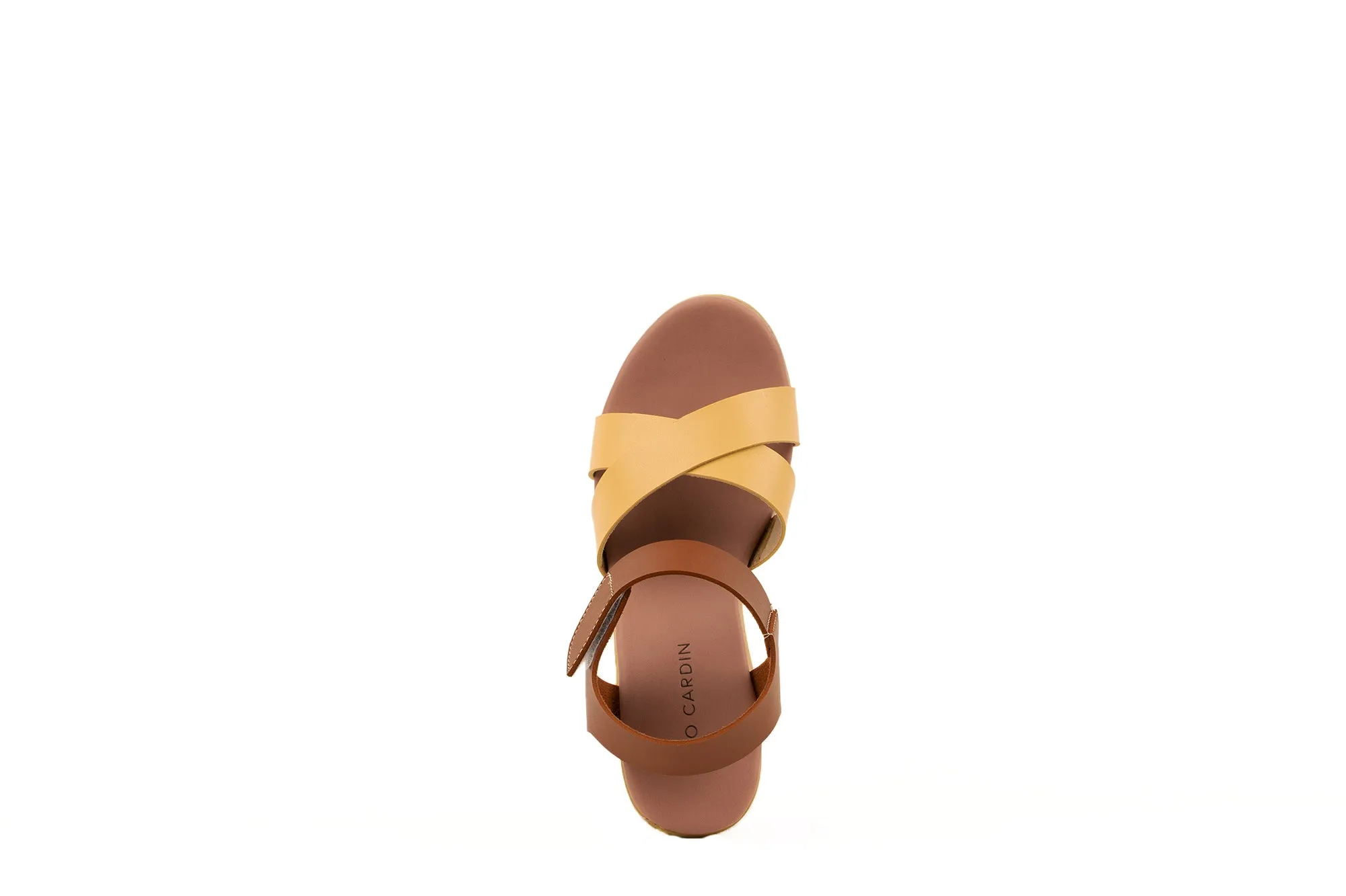 CANELA WEDGES SANDALS | TAN / YELLOW | WOMEN