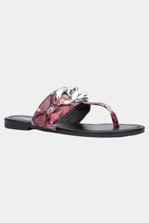 Cassandra Snake Print Sandals