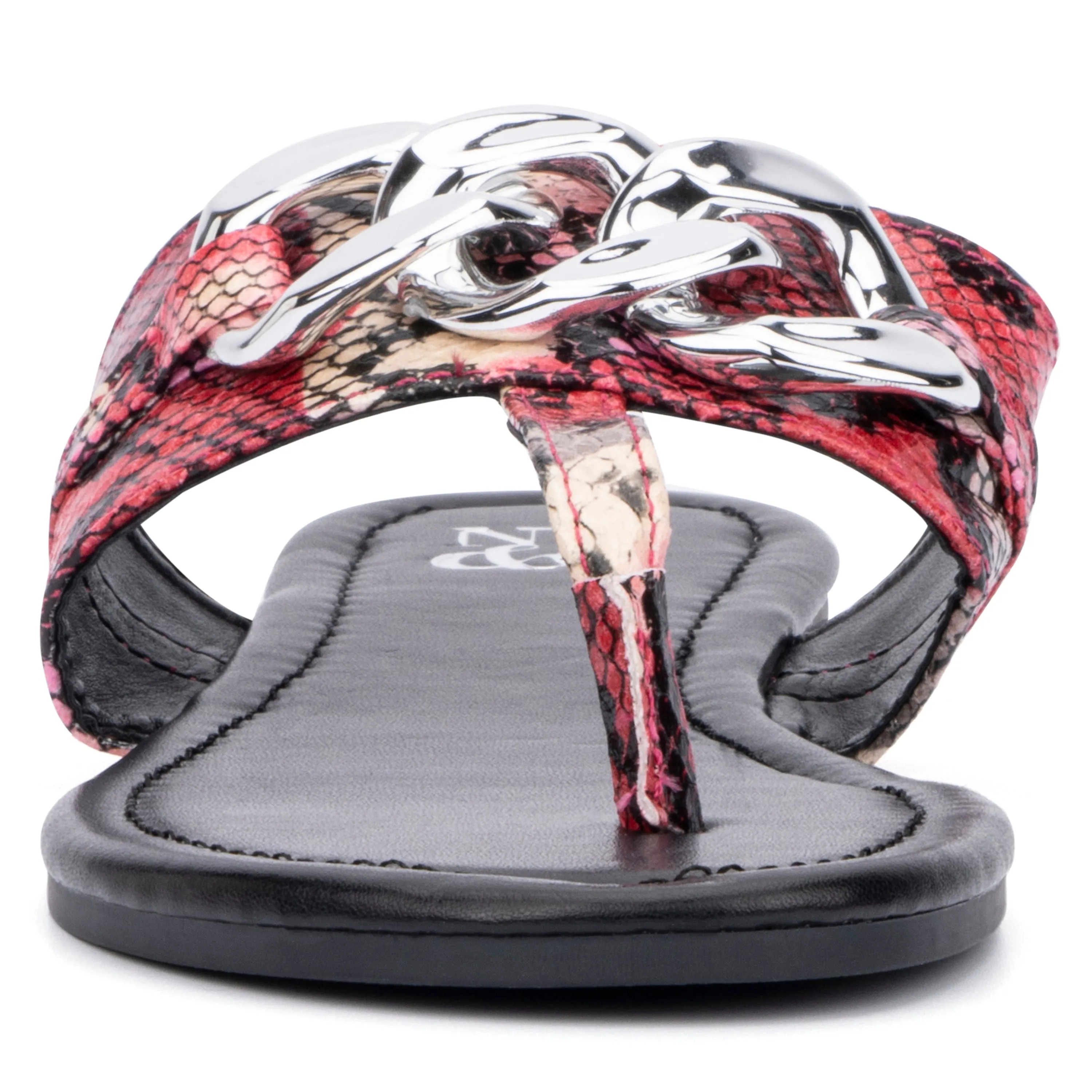 Cassandra Snake Print Sandals