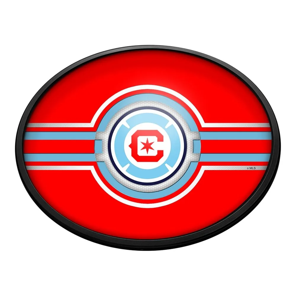 Chicago Fire: Oval Slimline Lighted Wall Sign