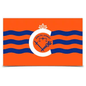 City of Cincinnati flag sticker (orange)
