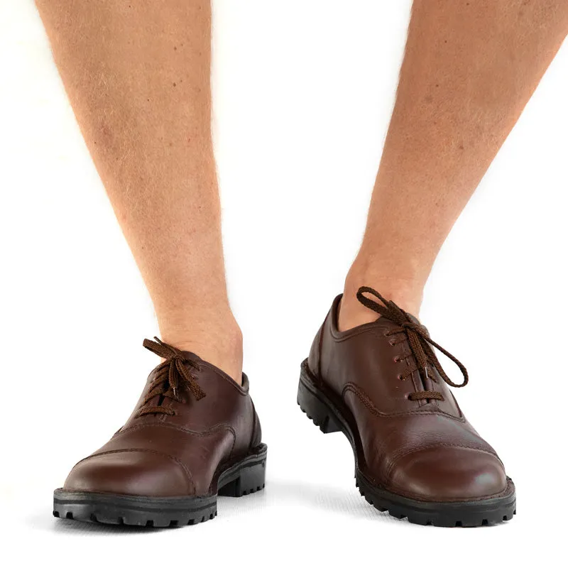 Classic Brown Oxford Handmade Leather