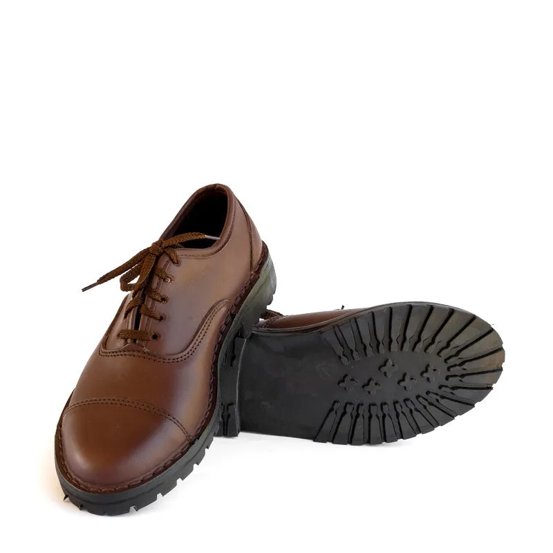 Classic Brown Oxford Handmade Leather
