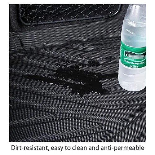 Cqlights GLE Cargo Liner for 2020 2021 Mercedes-Benz GLE-Class Trunk Liner Tray Heavy Duty Rubber Rear Cargo Area Mat Waterproof Protector Floor Mat Black (5 Passenger)