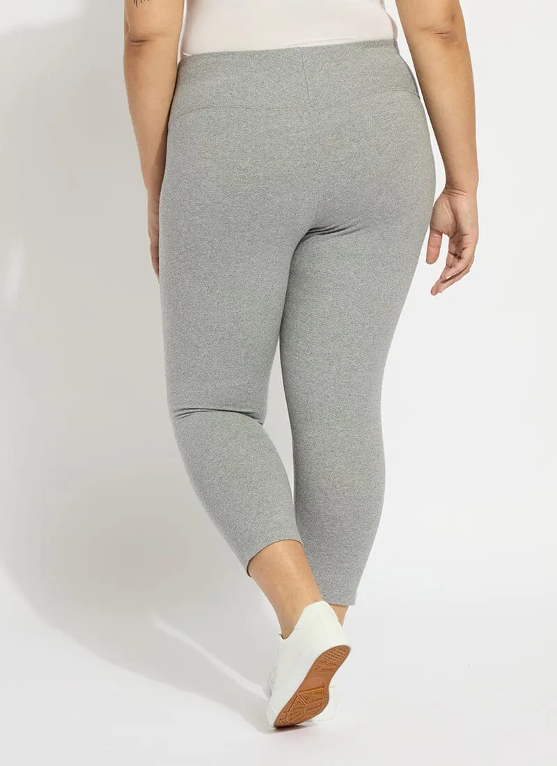 Cropped Classic Cotton Legging (Plus size, 21.5" Inseam)