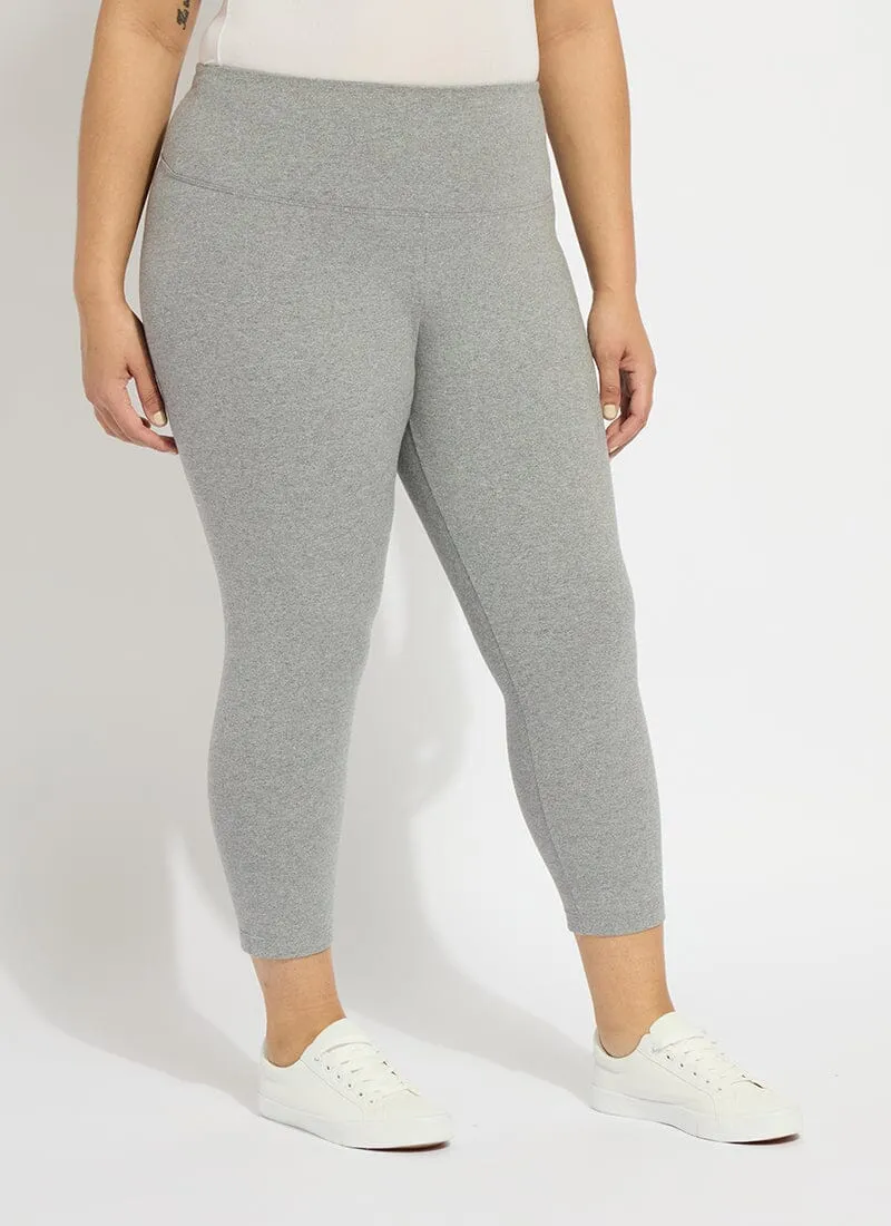 Cropped Classic Cotton Legging (Plus size, 21.5" Inseam)