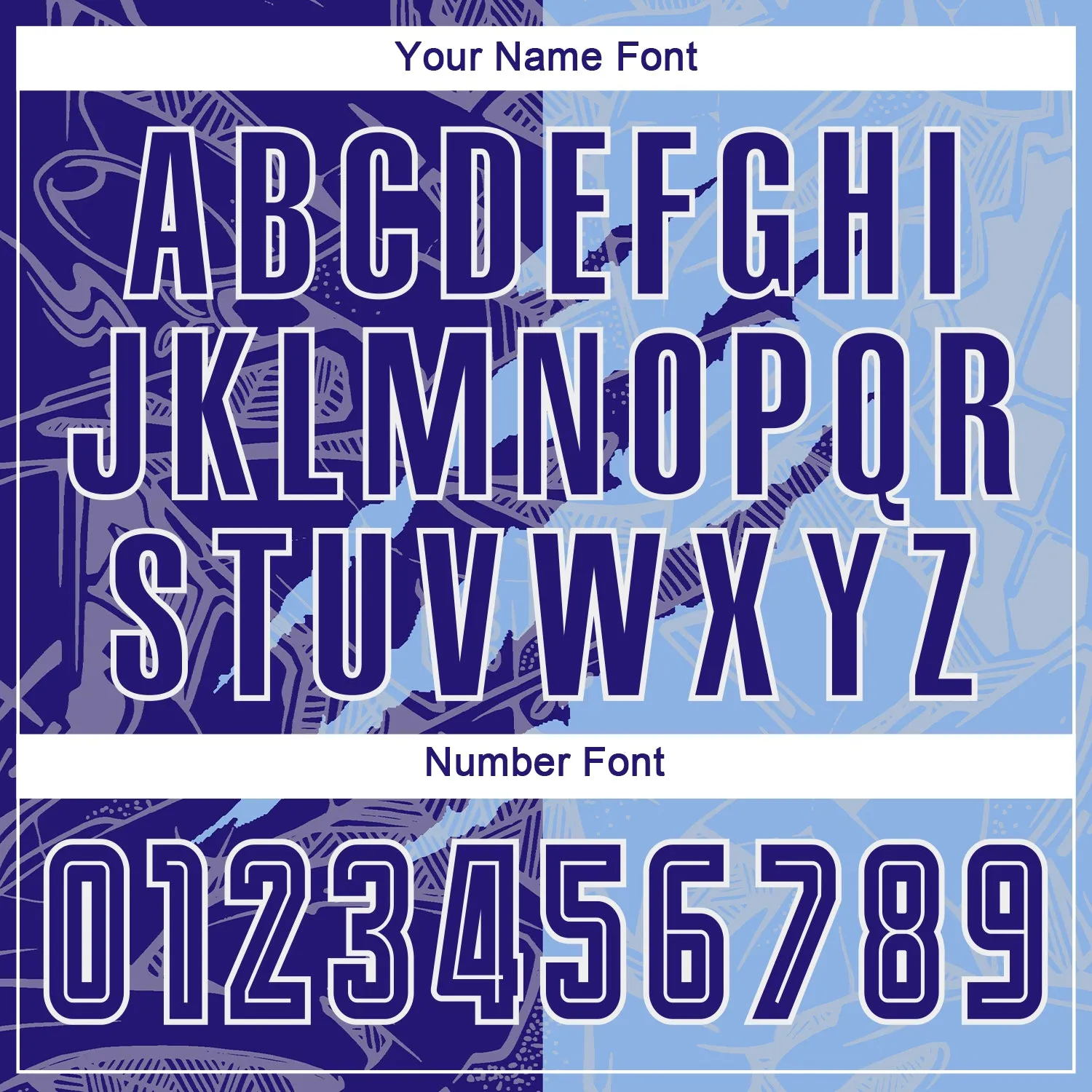 Custom Graffiti Pattern Dark Purple-Light Blue Scratch Sublimation Soccer Uniform Jersey