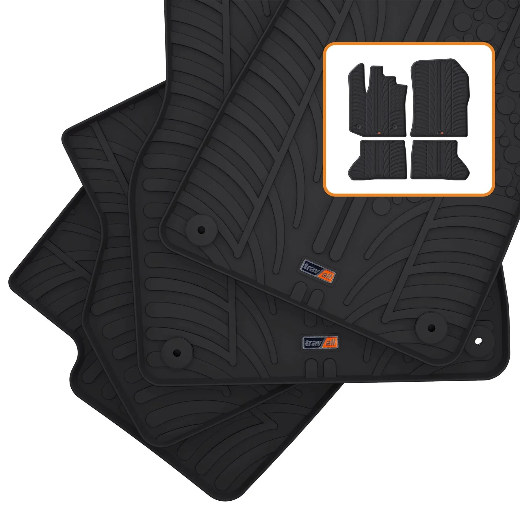 Dacia Dokker Rubber Car Mats (2012-2021)