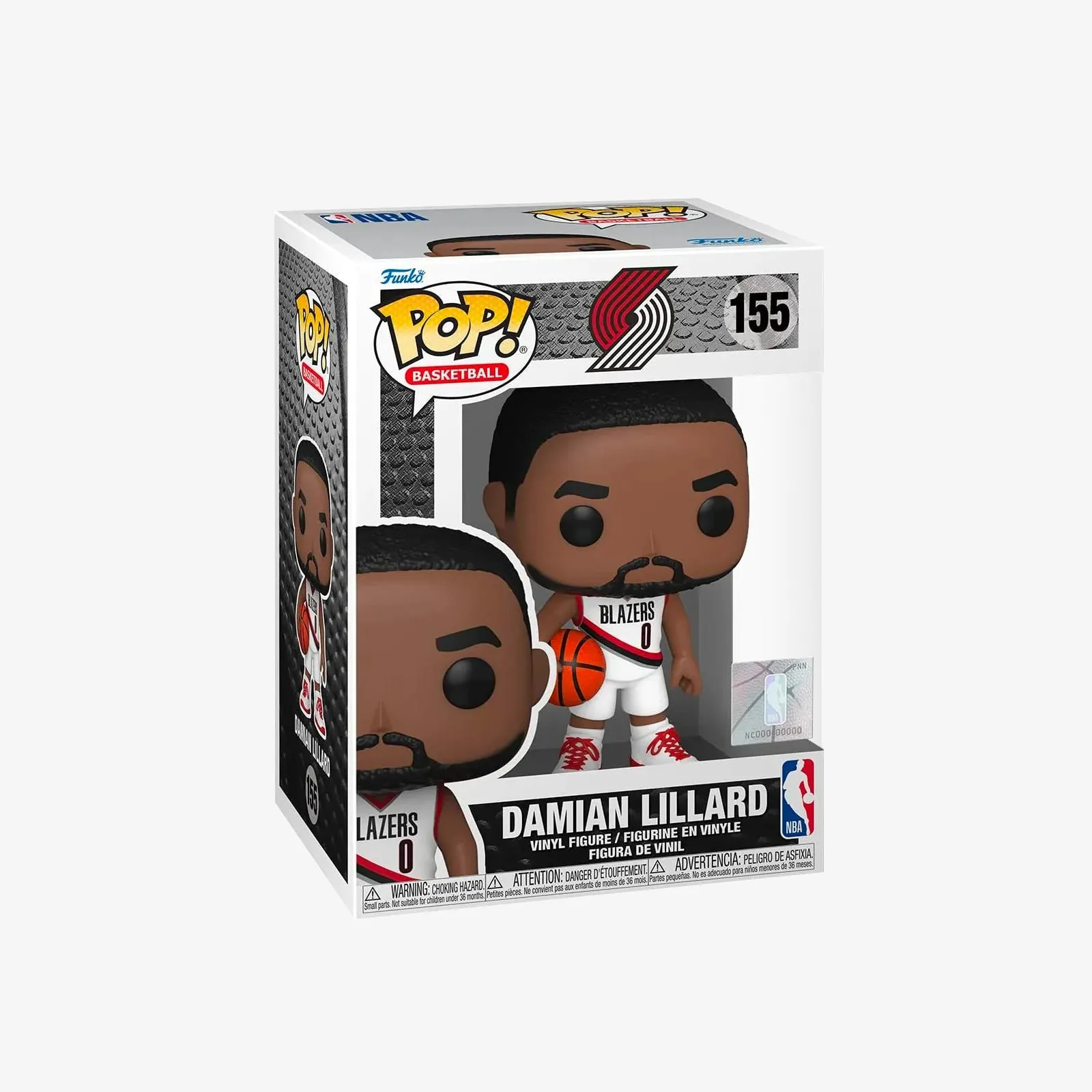 Damian Lillard Portland Trailblazers NBA Pop! Vinyl - White
