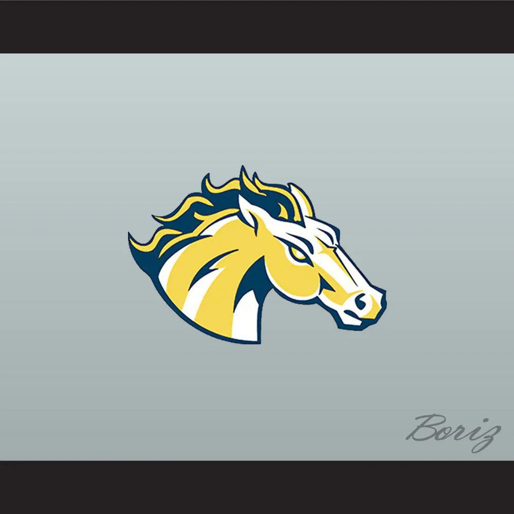 David Roddy 21 Breck School Mustangs White Basketball Jersey 1