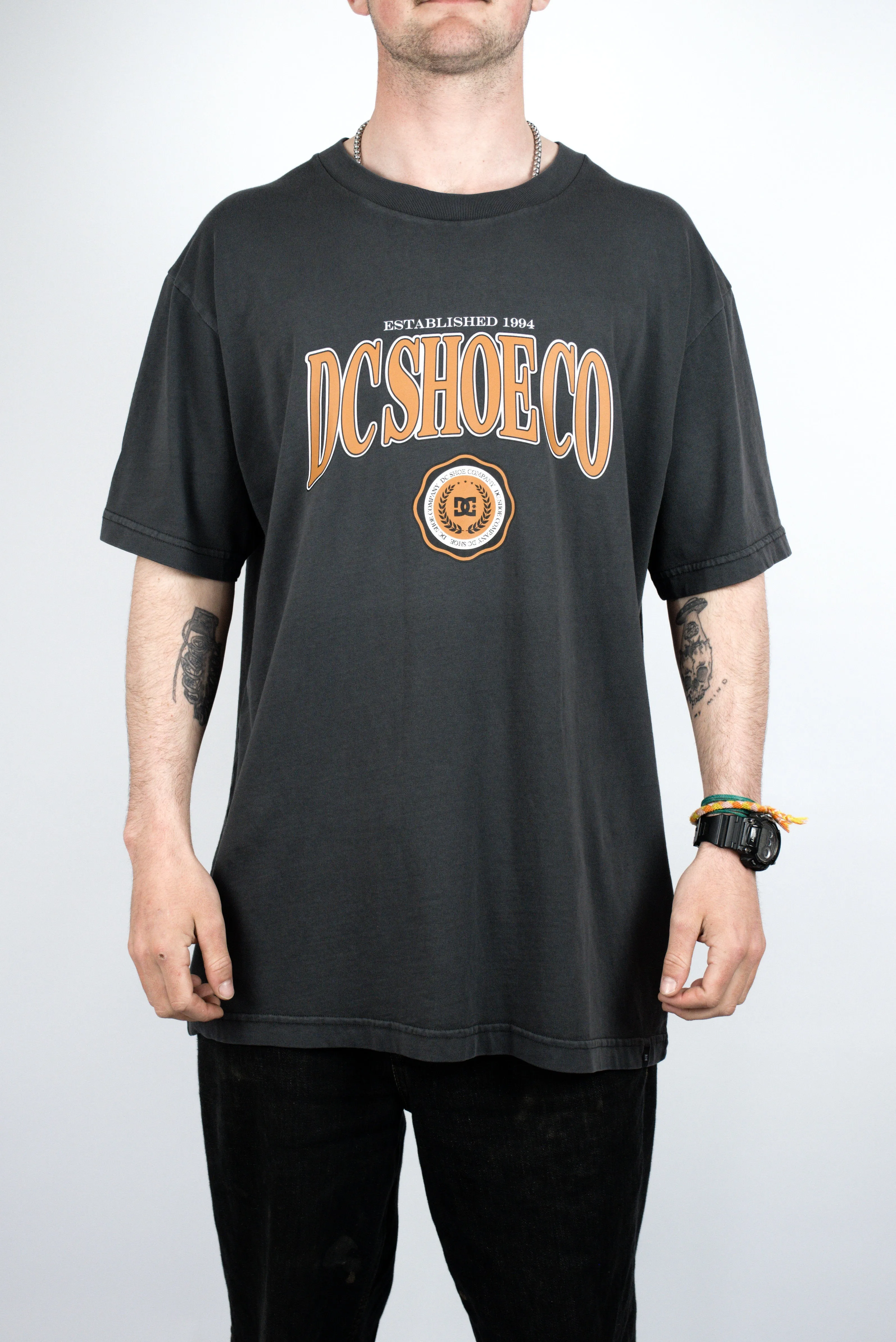 Dc Shoes - Tuition Tee Shirt - Washed Black