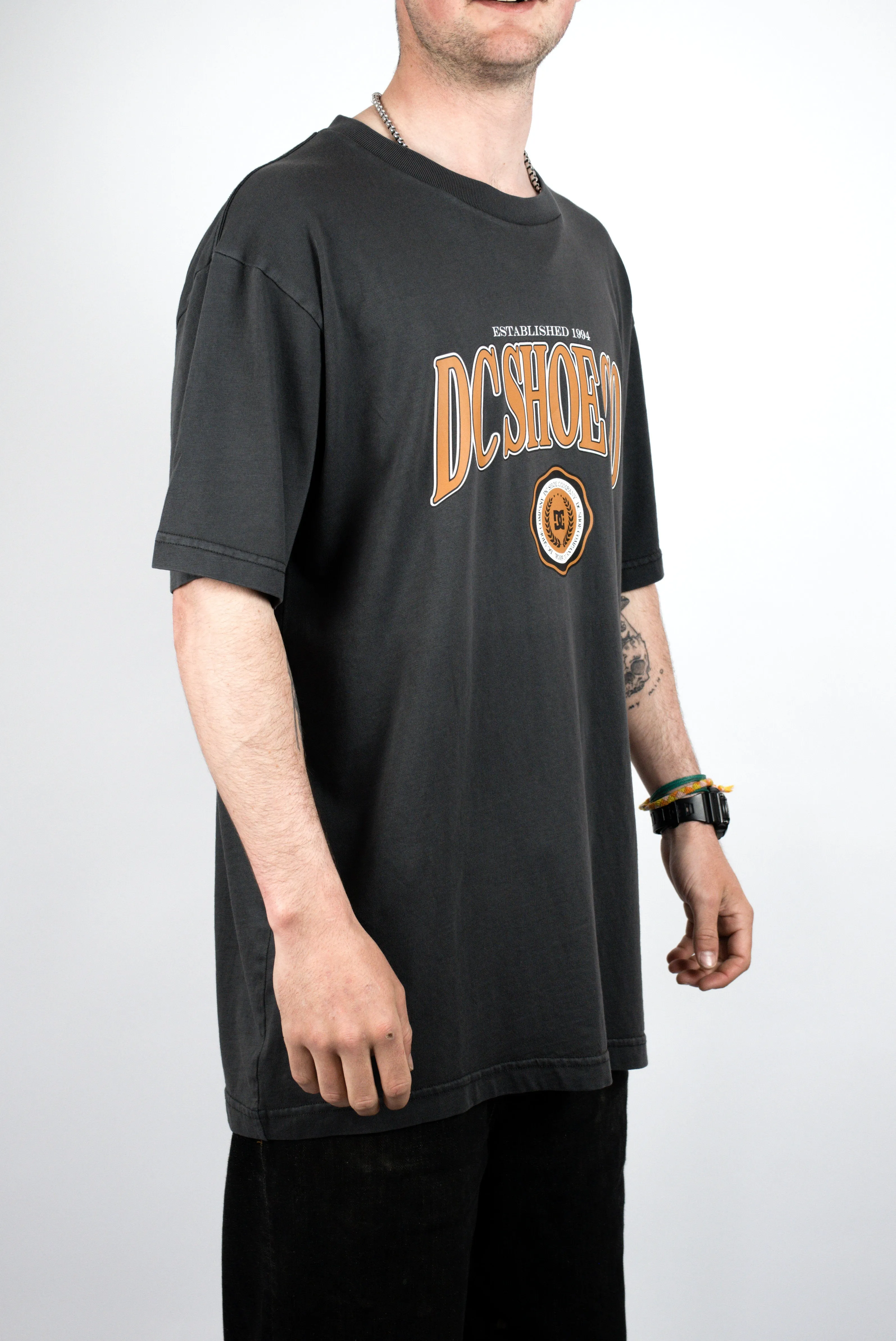 Dc Shoes - Tuition Tee Shirt - Washed Black