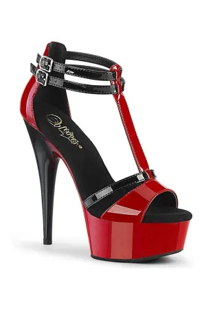 DELIGHT-663 Exotic Sandal | Red Patent
