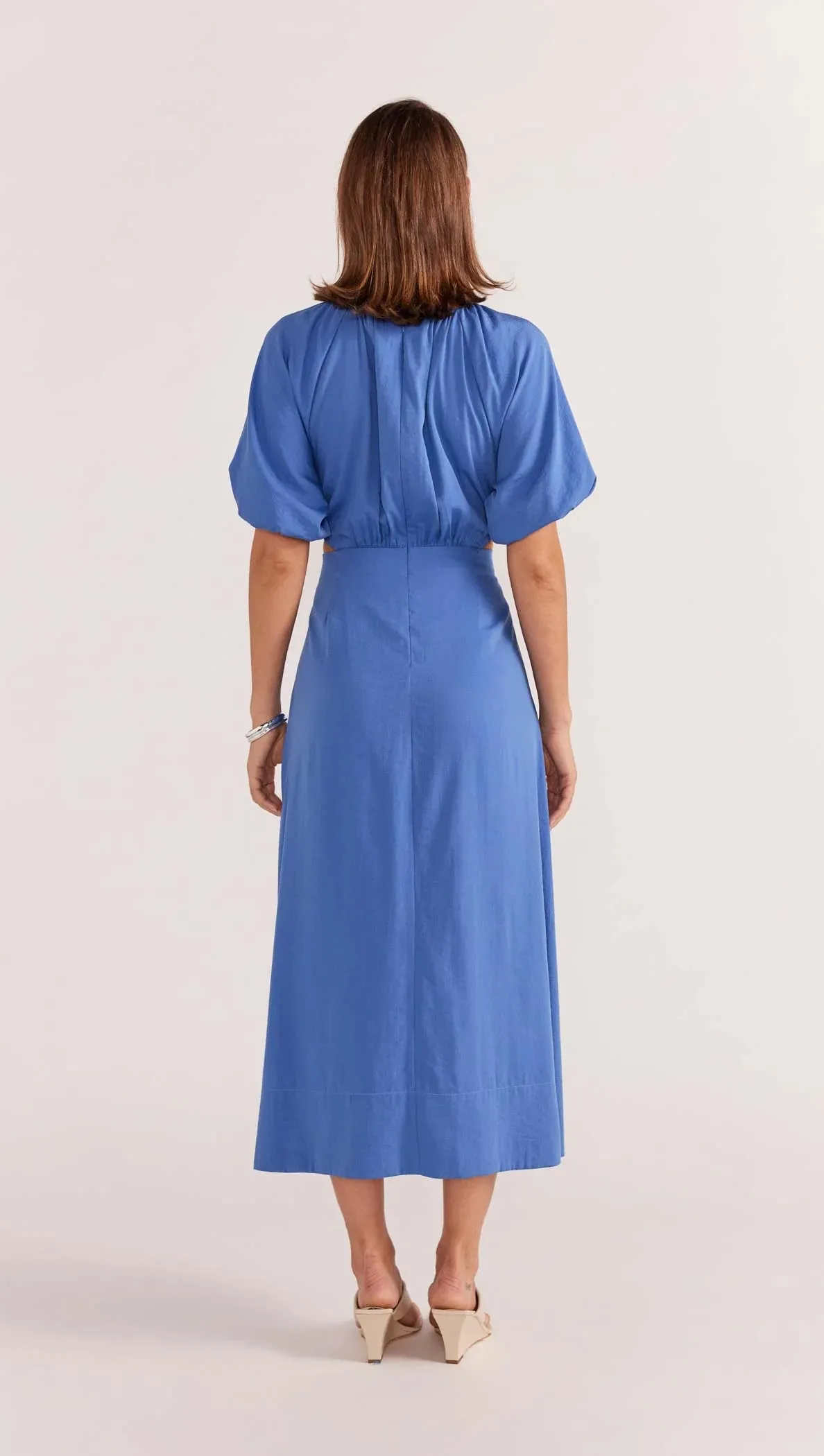 Demi Midi Dress Blue