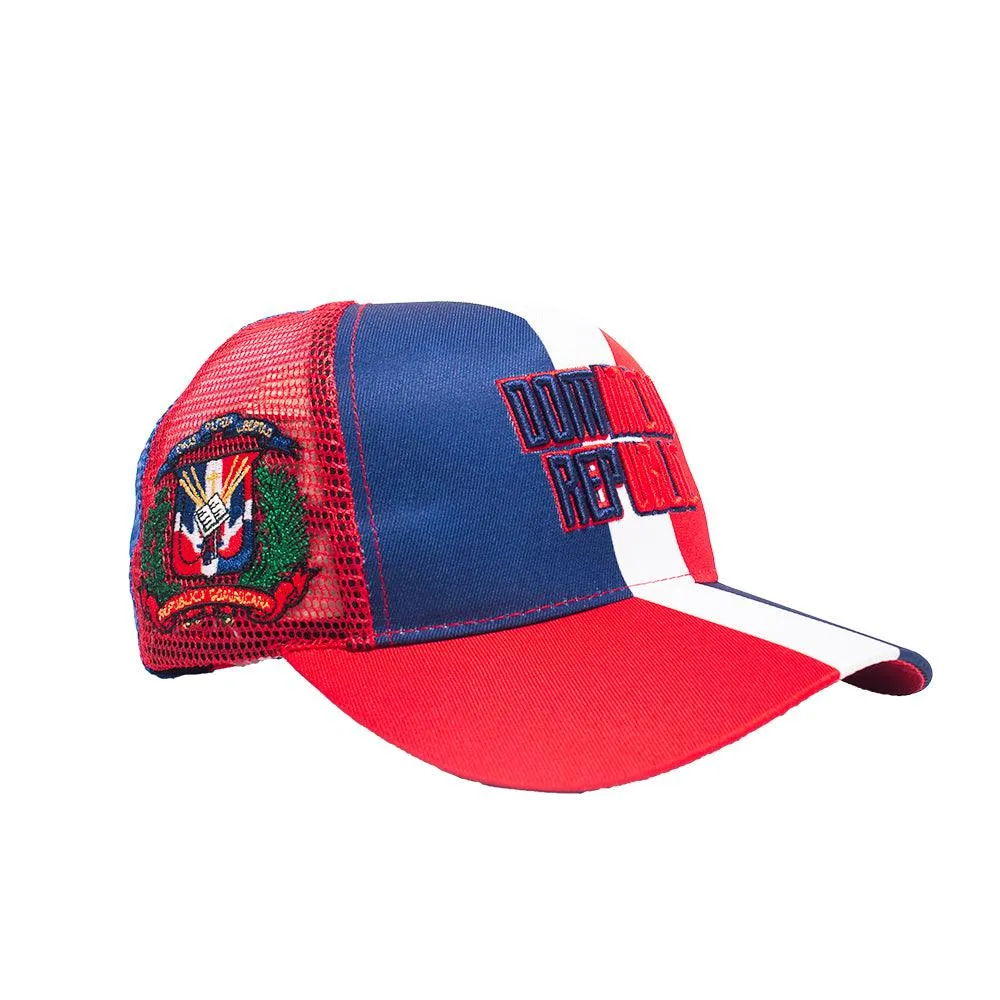 DOMINICAN REPUBLIC SOCCER TRUCKER HAT