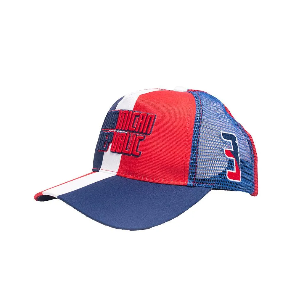 DOMINICAN REPUBLIC SOCCER TRUCKER HAT