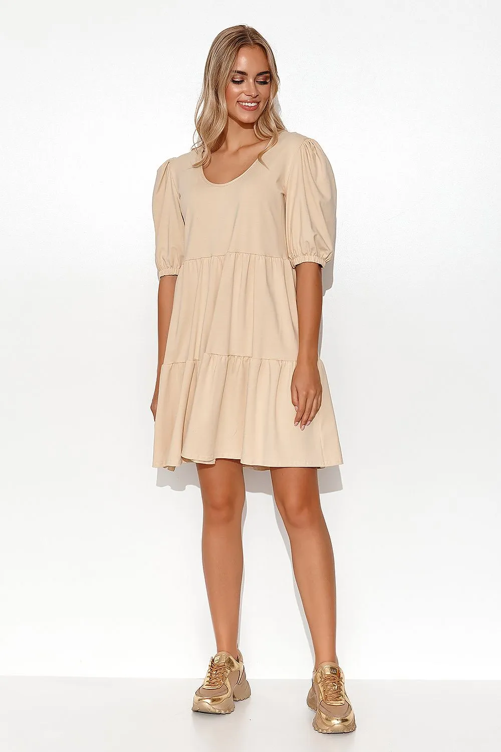 Draped Allure Casual Dress
