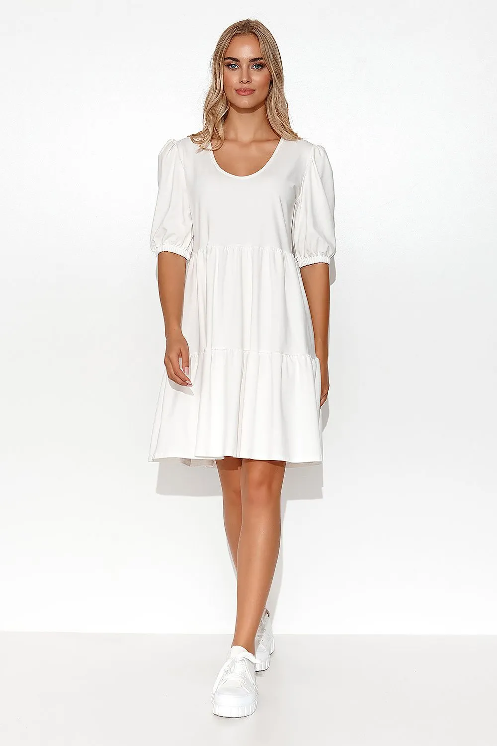 Draped Allure Casual Dress