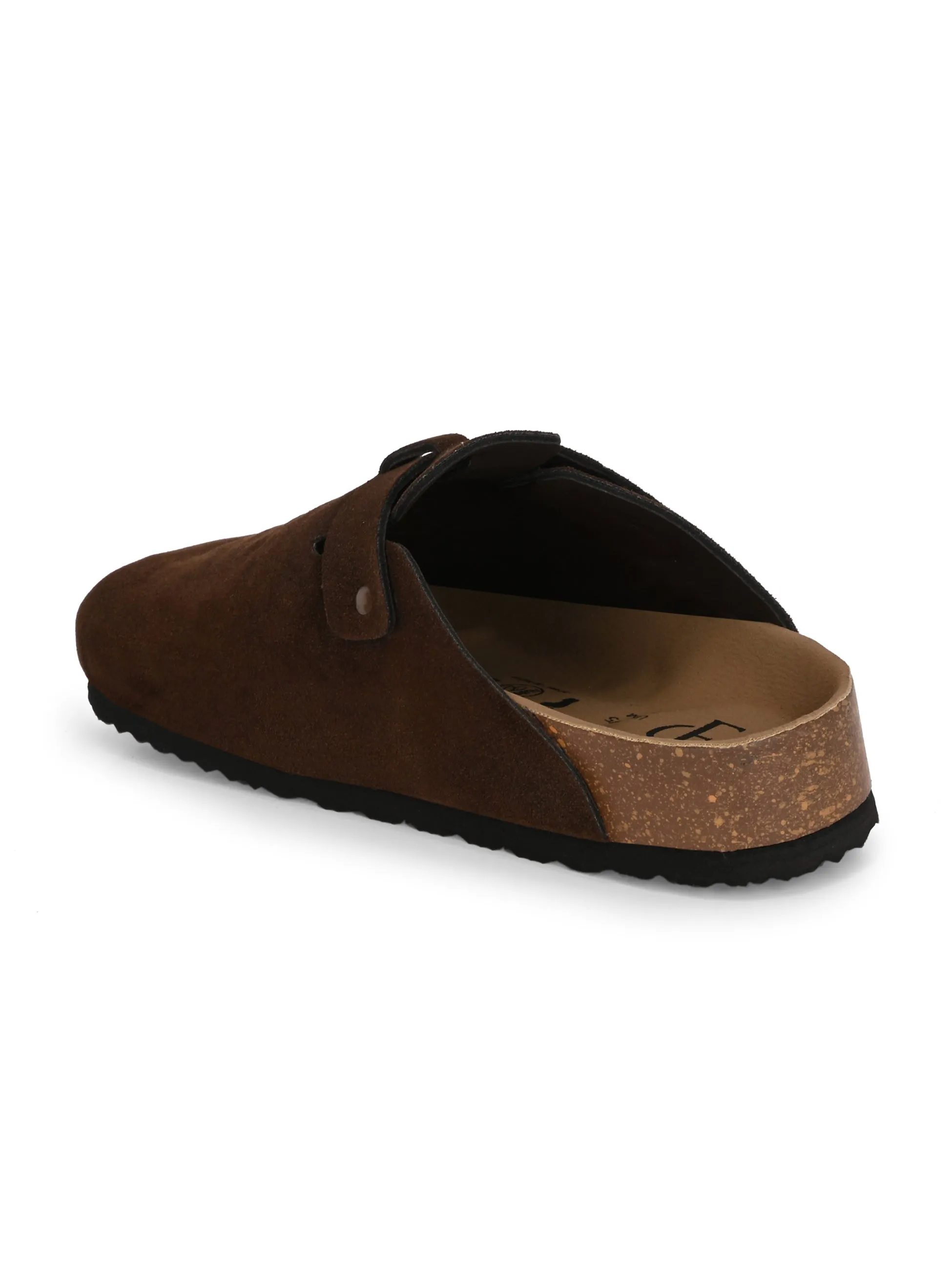 EL PASO Men Faux Leather Casual Slip On Sandals