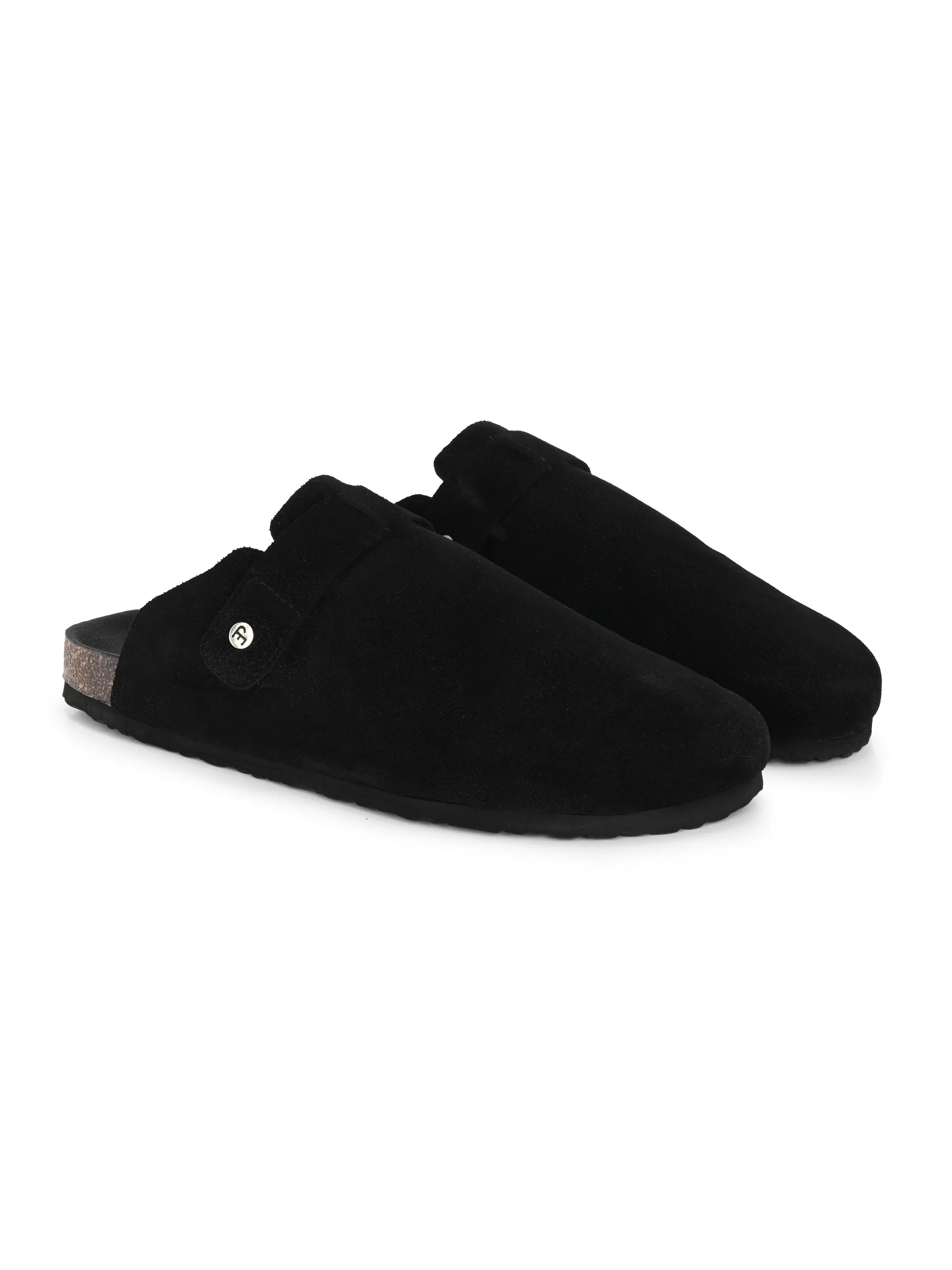 EL PASO Men Faux Leather Casual Slip On Sandals