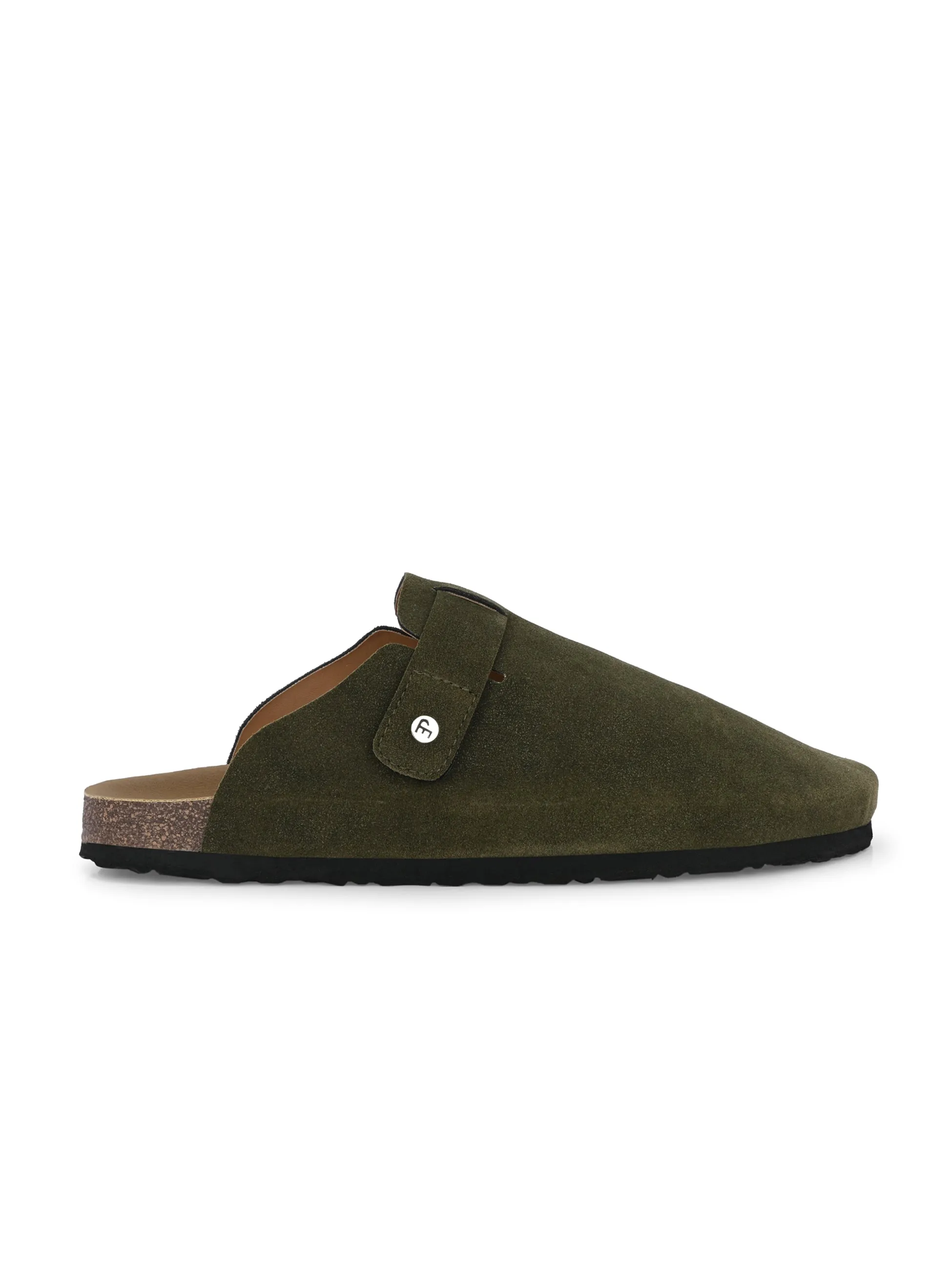 EL PASO Men Faux Leather Casual Slip On Sandals