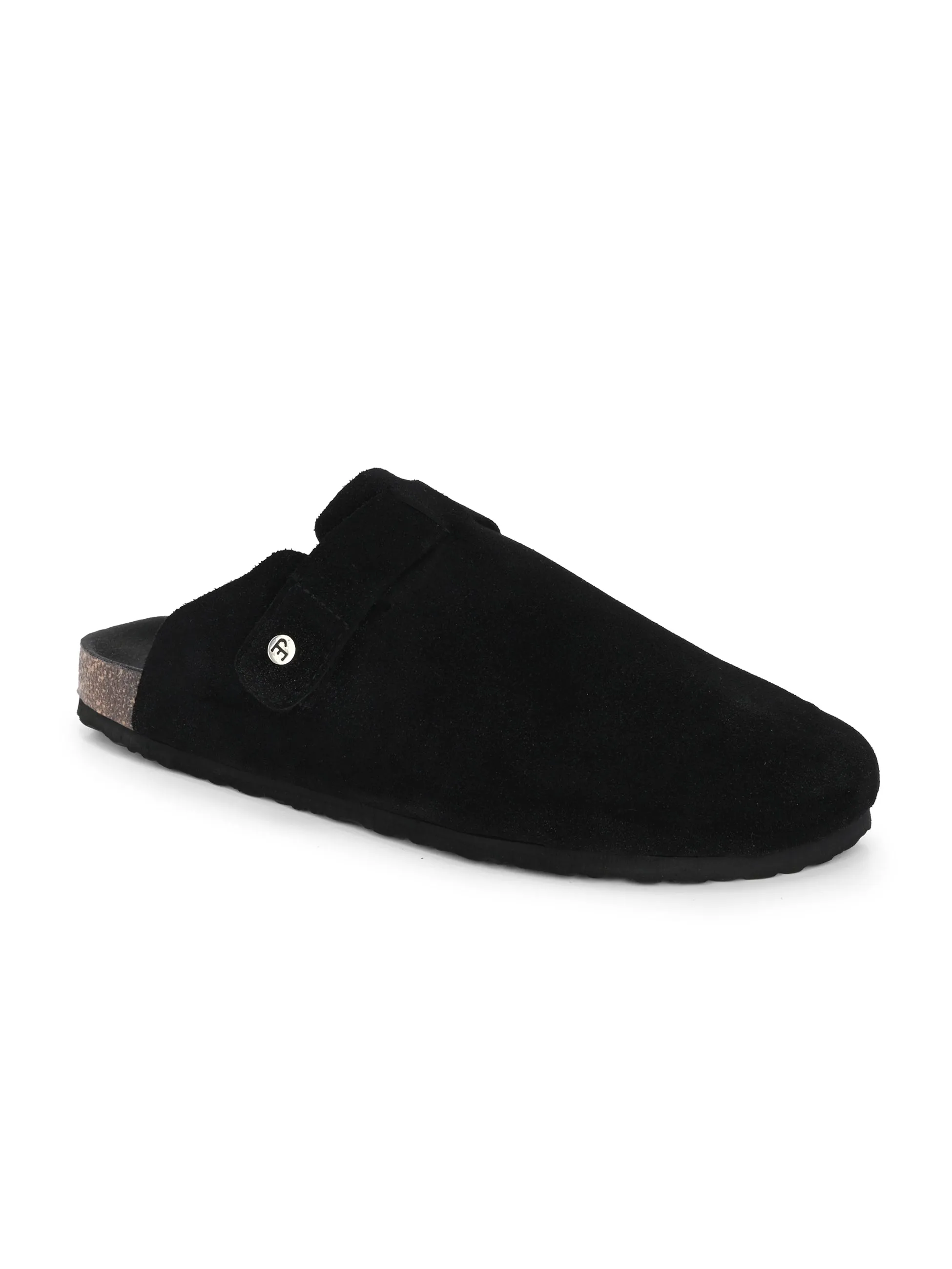 EL PASO Men Faux Leather Casual Slip On Sandals
