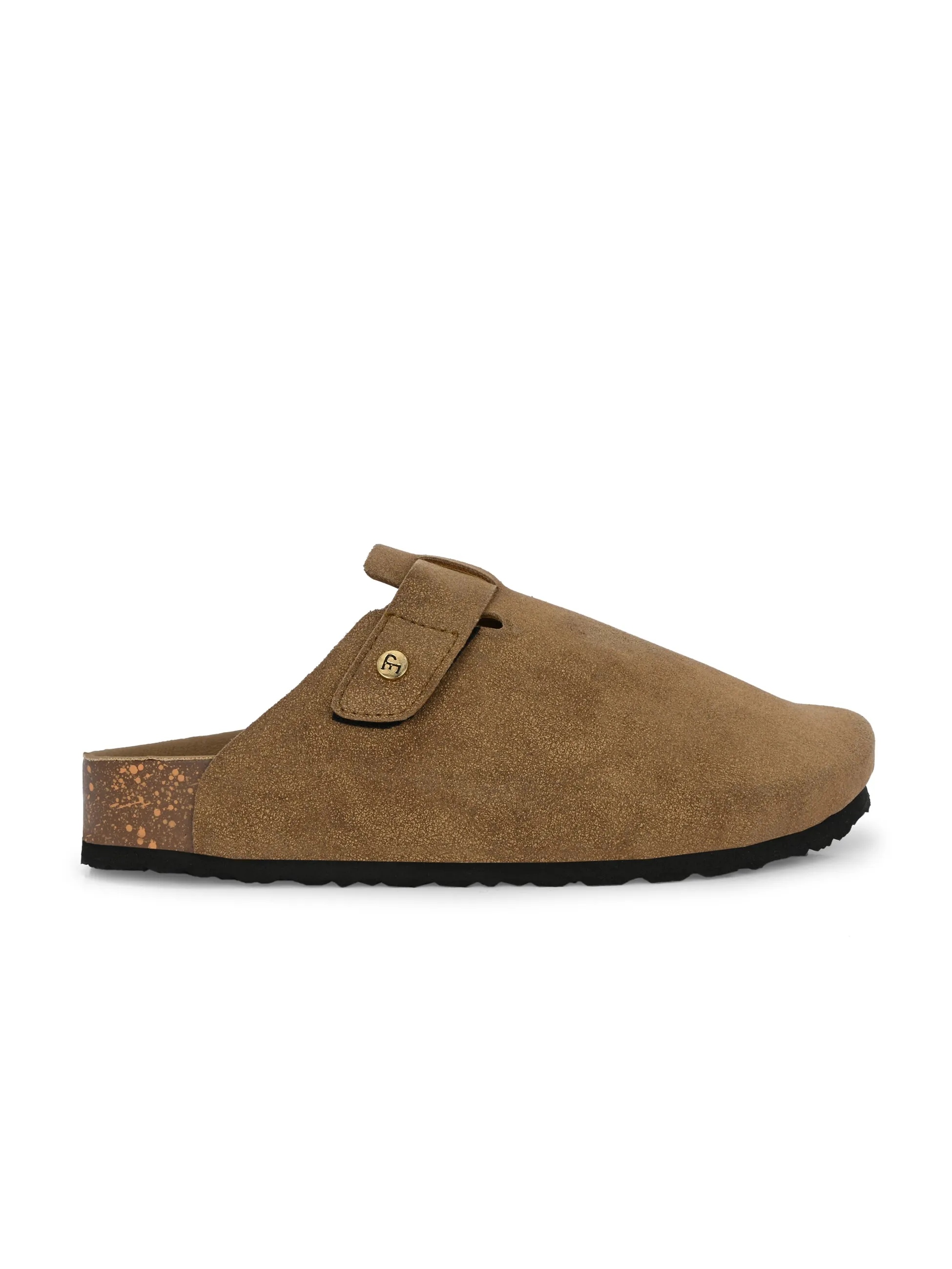 EL PASO Men Faux Leather Casual Slip On Sandals