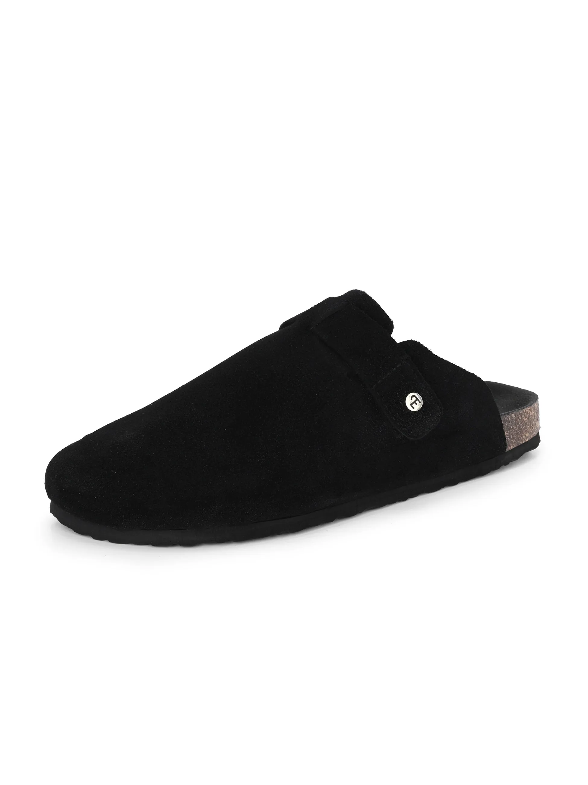 EL PASO Men Faux Leather Casual Slip On Sandals