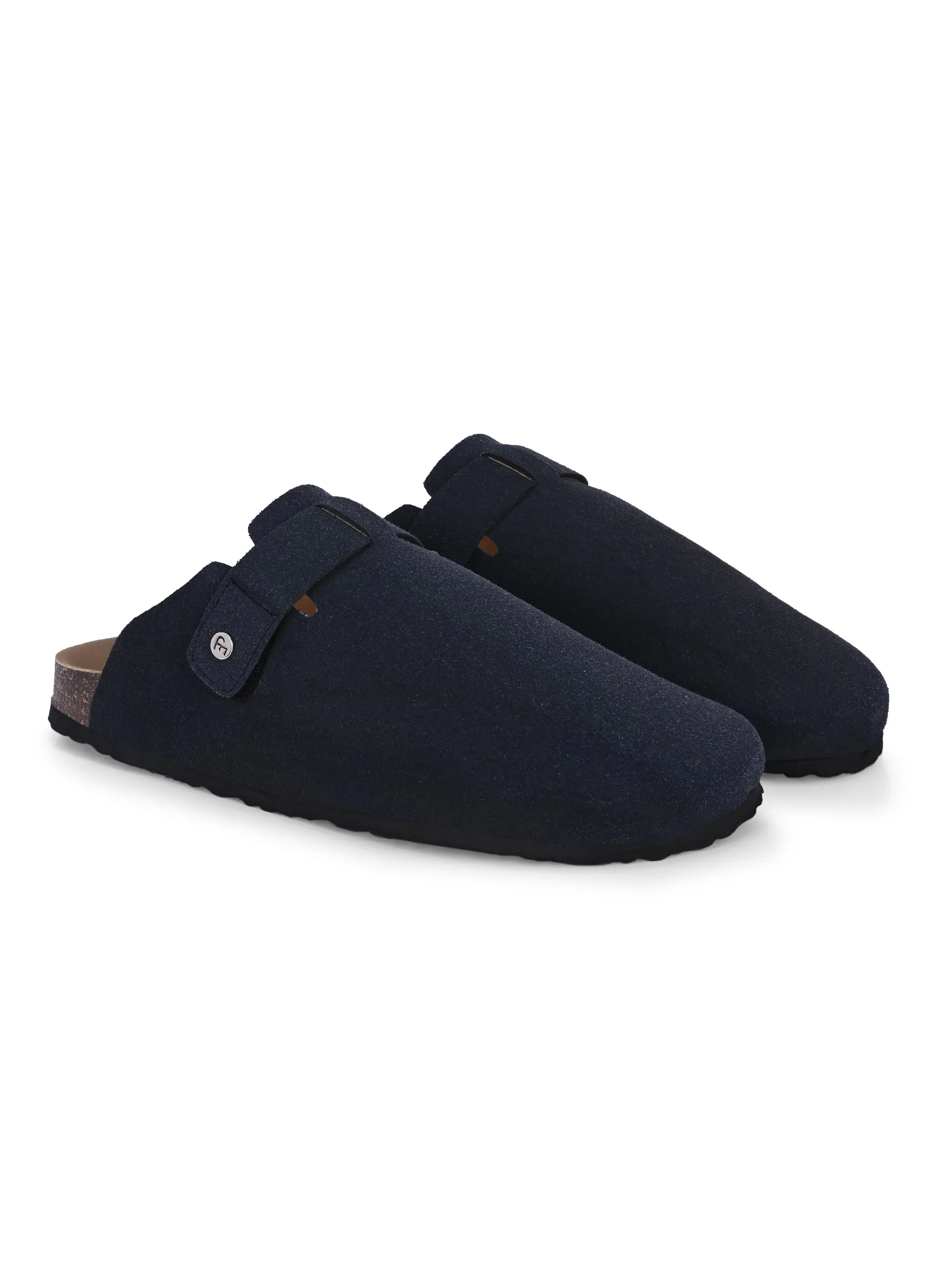 EL PASO Men Faux Leather Casual Slip On Sandals