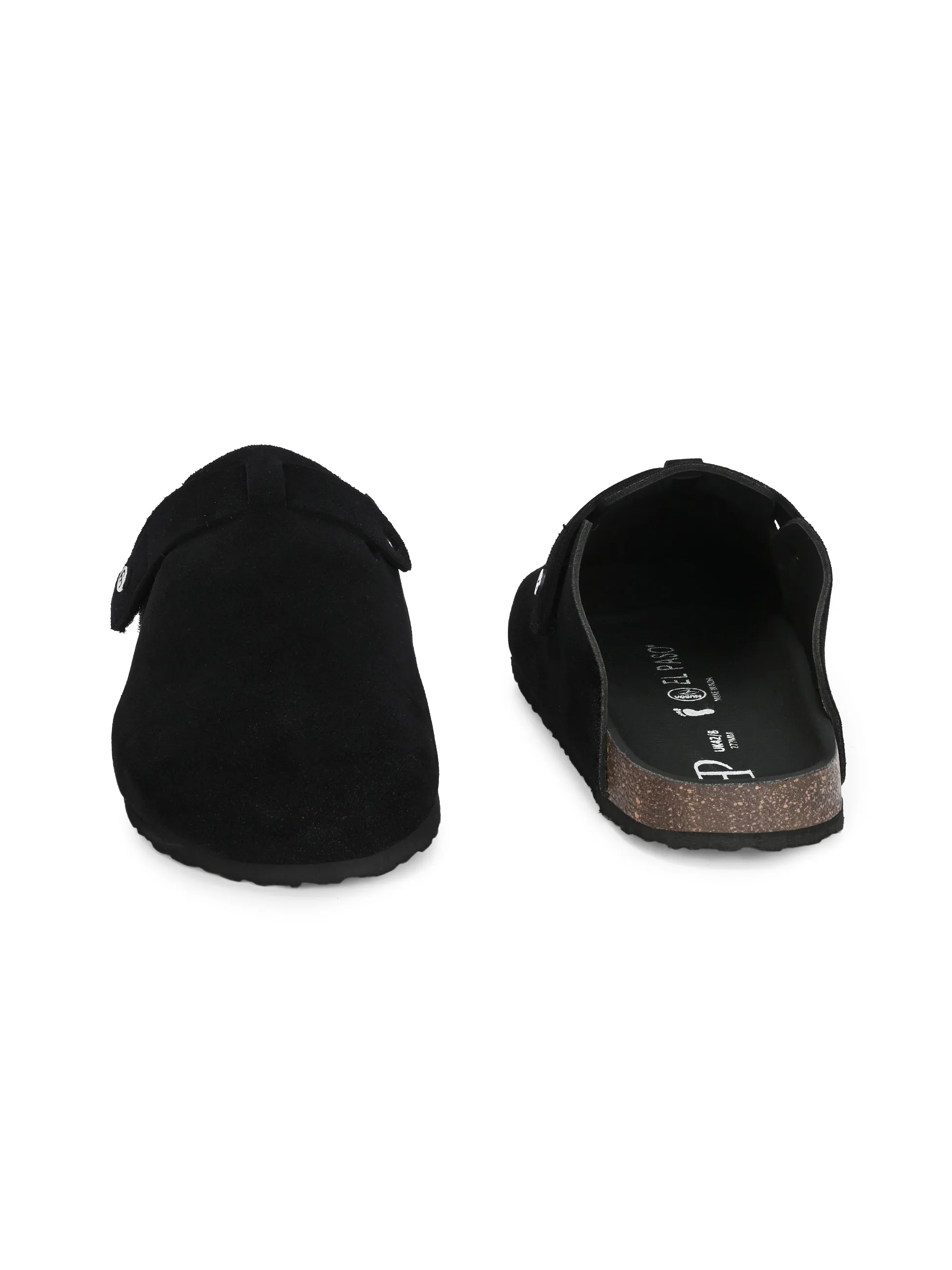 EL PASO Men Faux Leather Casual Slip On Sandals