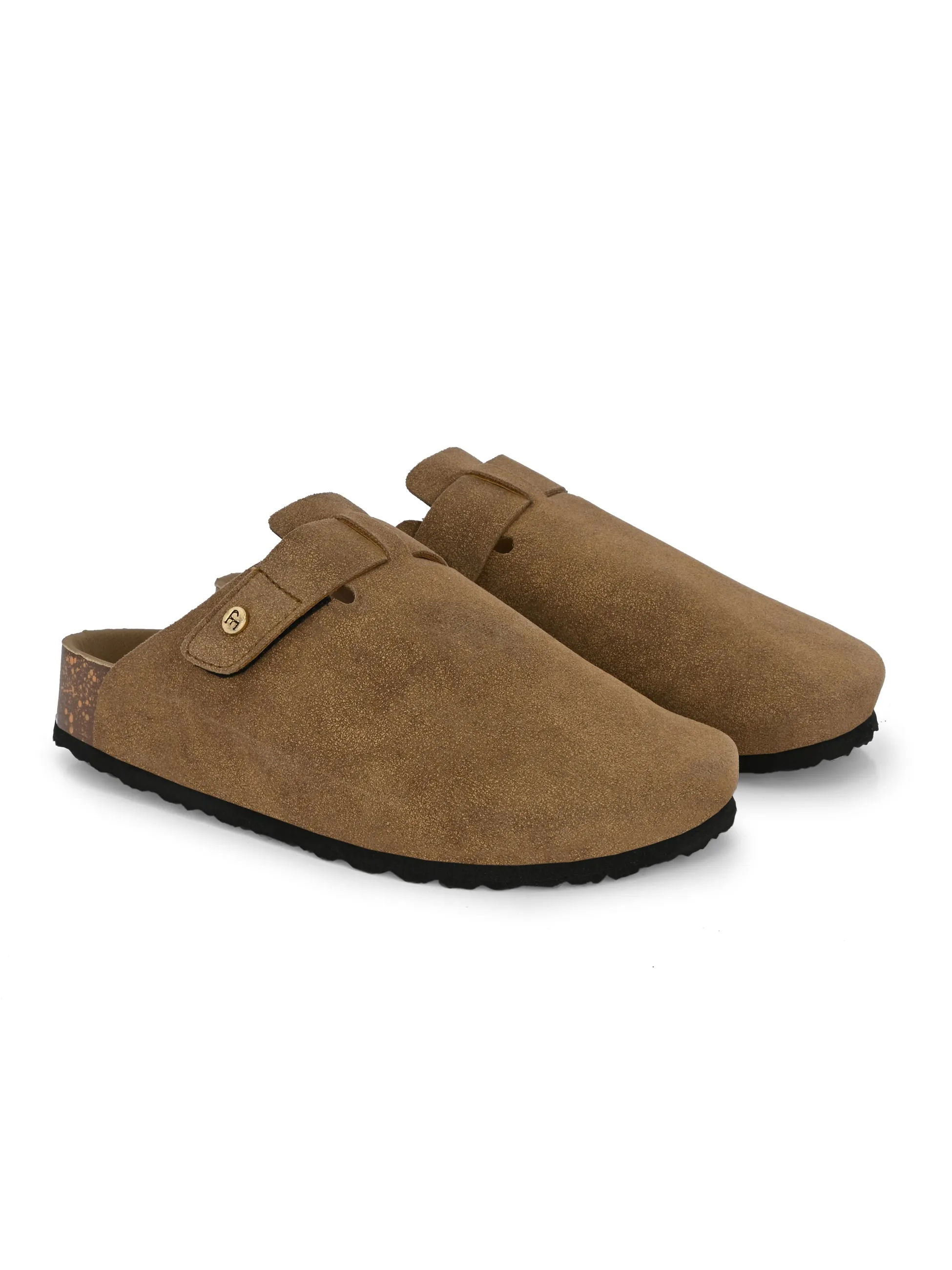 EL PASO Men Faux Leather Casual Slip On Sandals