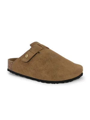 EL PASO Men Faux Leather Casual Slip On Sandals