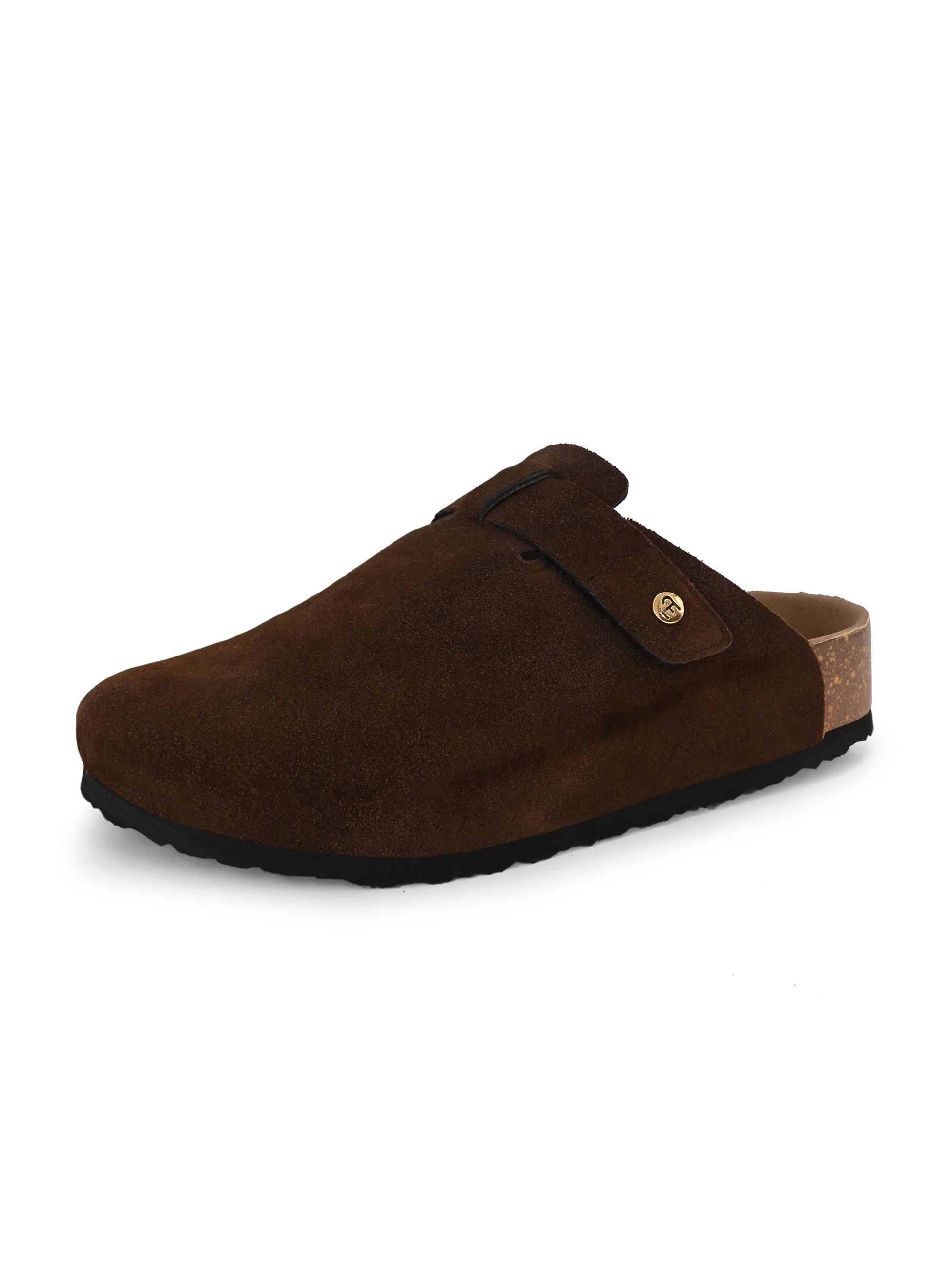 EL PASO Men Faux Leather Casual Slip On Sandals