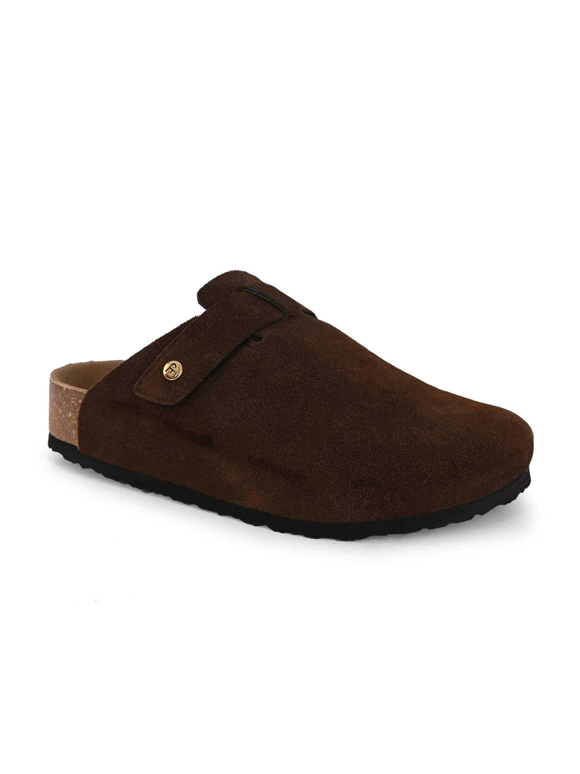 EL PASO Men Faux Leather Casual Slip On Sandals