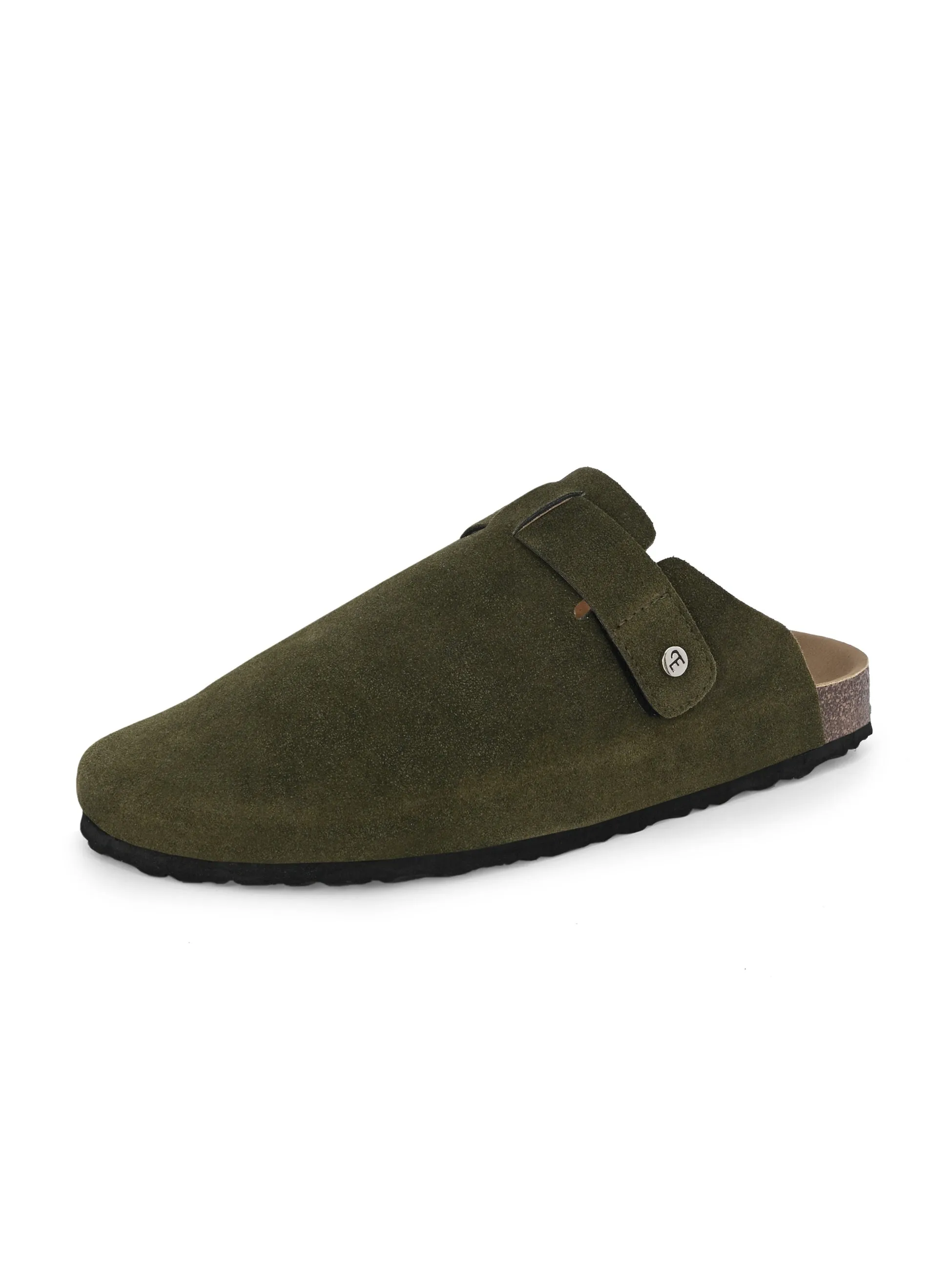EL PASO Men Faux Leather Casual Slip On Sandals