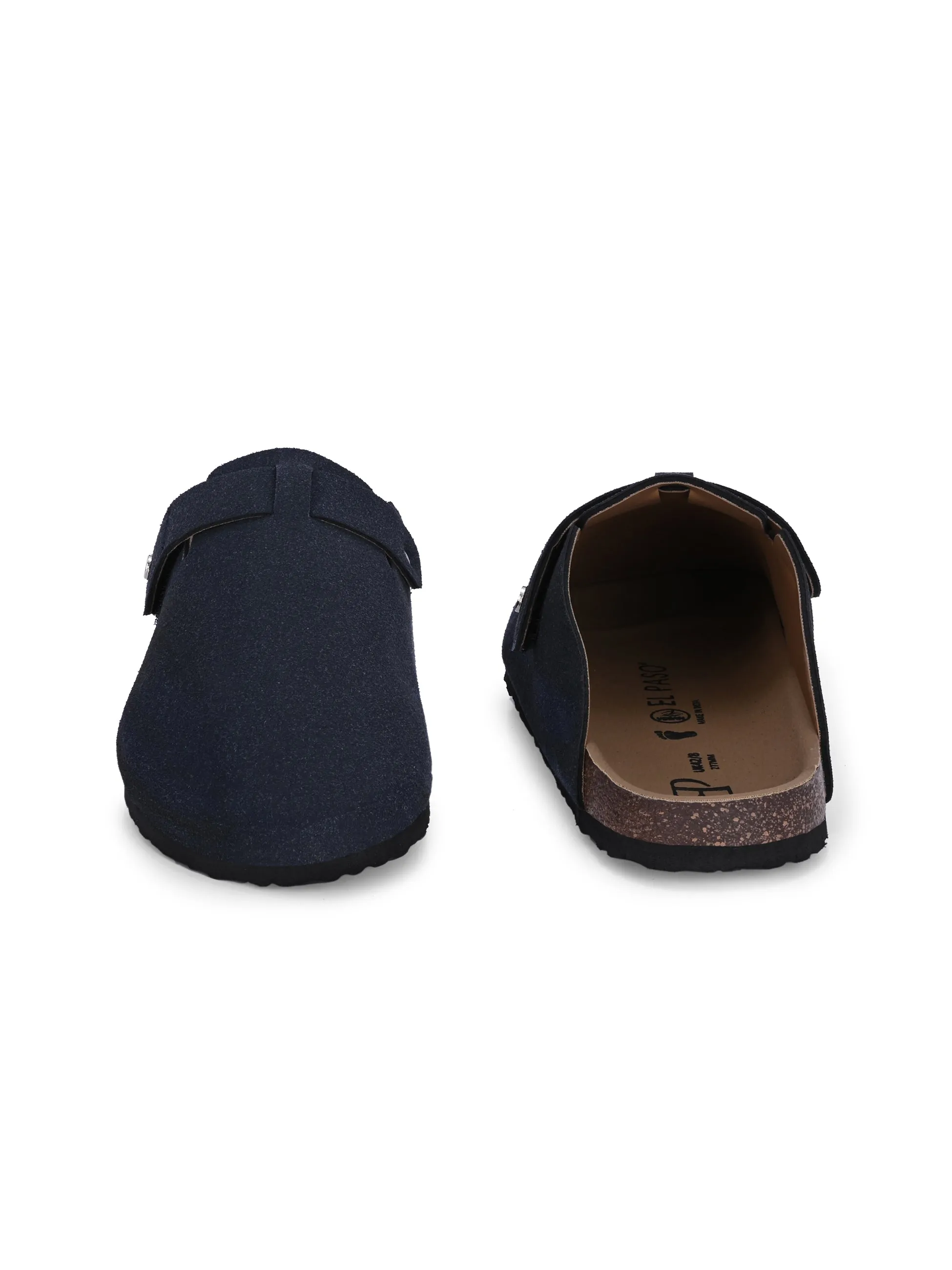 EL PASO Men Faux Leather Casual Slip On Sandals