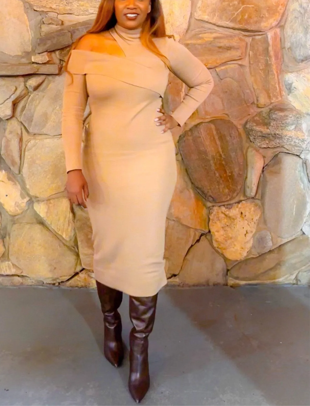 Elle Cutout Knit Dress