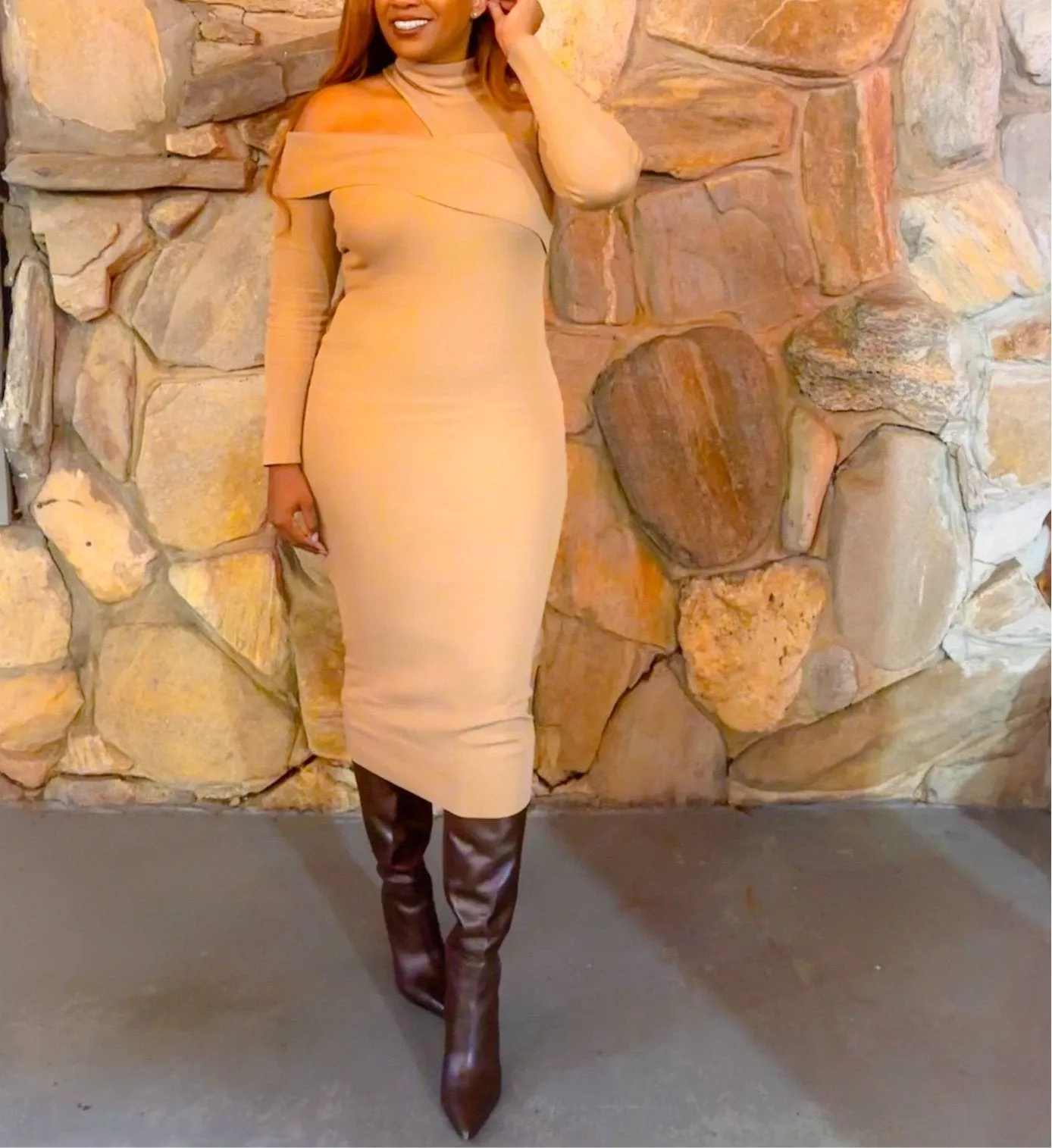 Elle Cutout Knit Dress