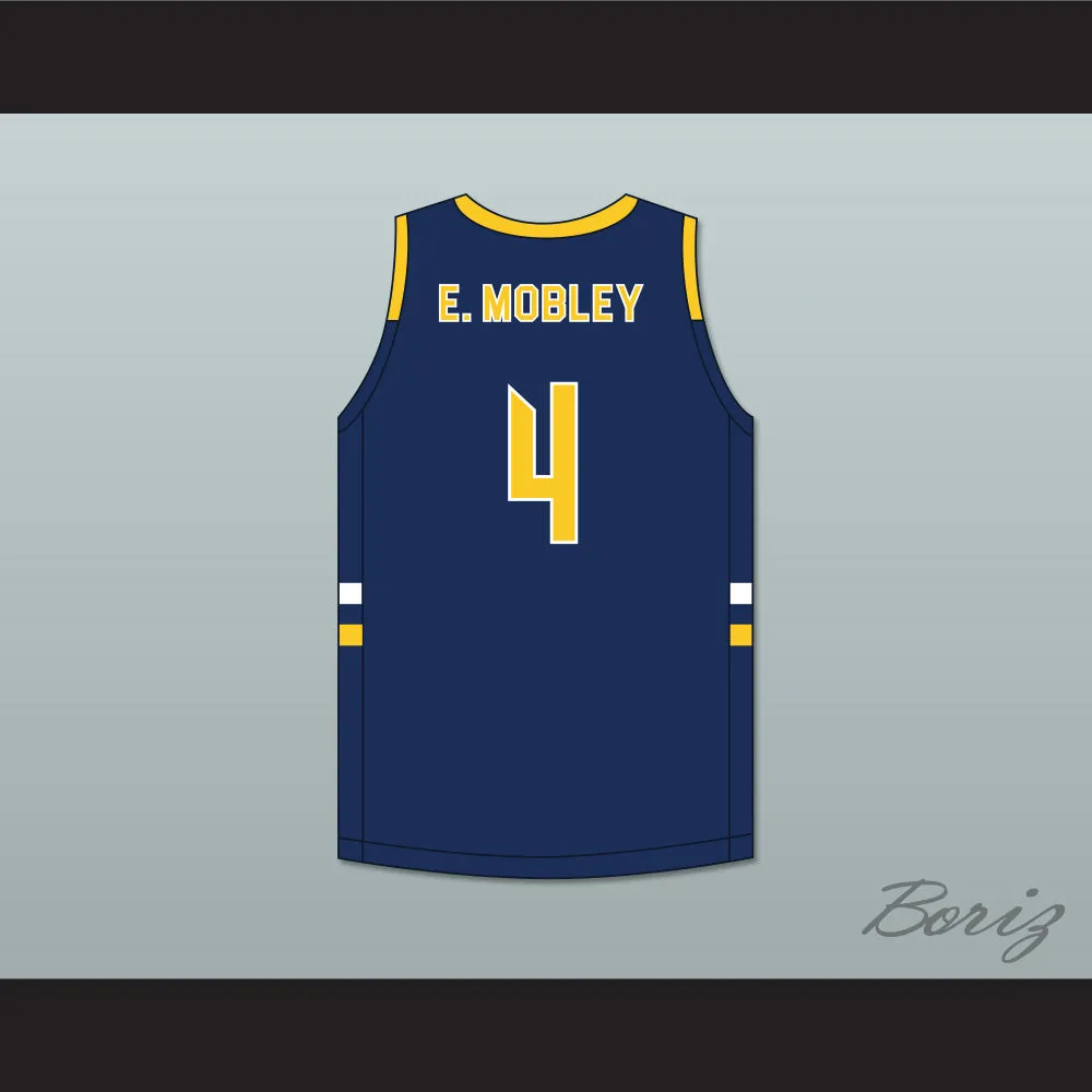 Evan Mobley 4 Rancho Christian School Eagles Navy Blue Basketball Jersey 4