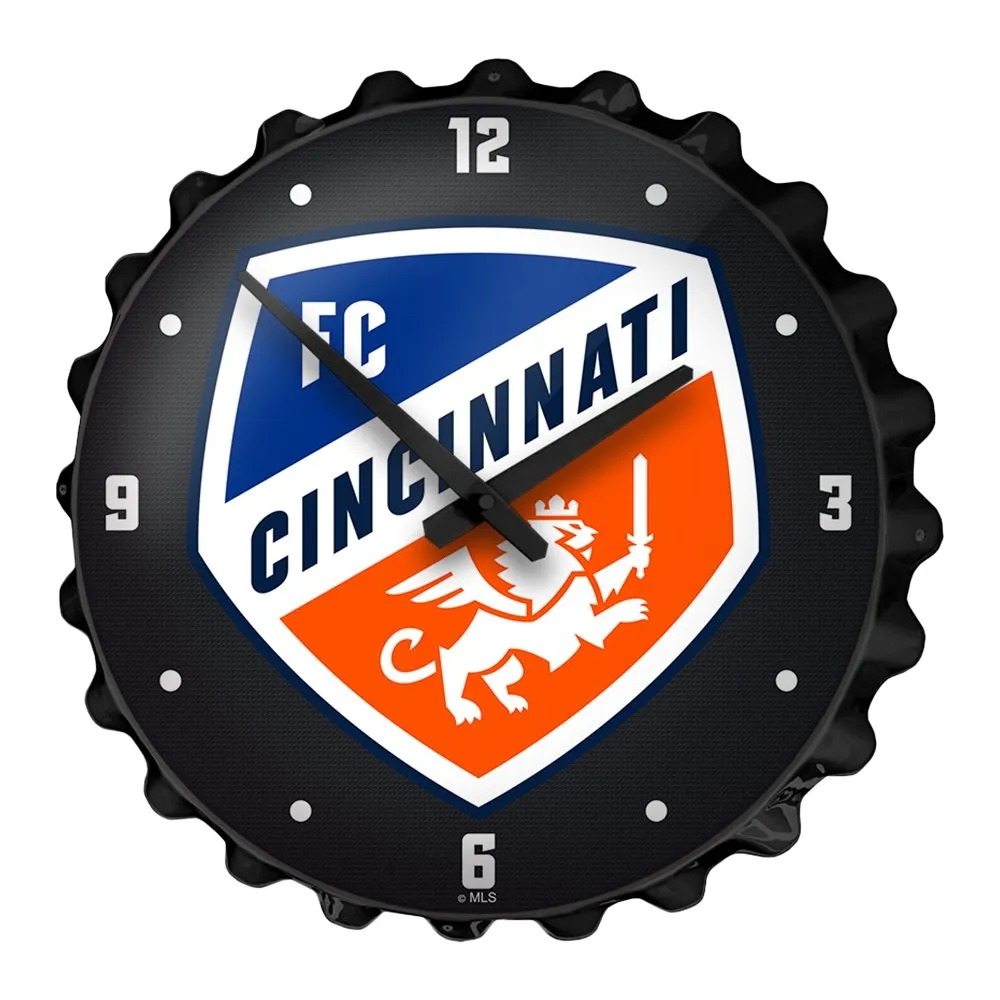 FC Cincinnati: Bottle Cap Wall Clock