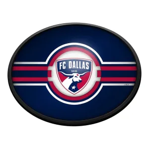 FC Dallas: Oval Slimline Lighted Wall Sign