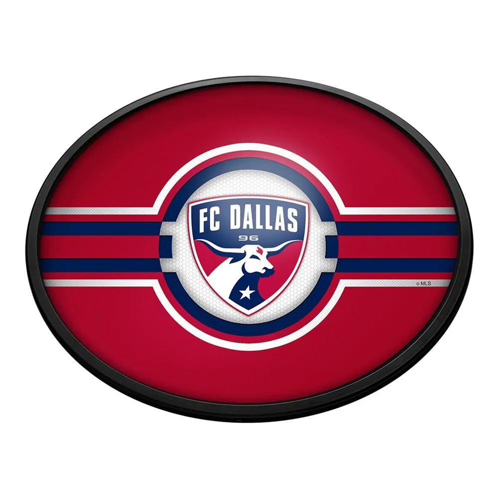 FC Dallas: Oval Slimline Lighted Wall Sign