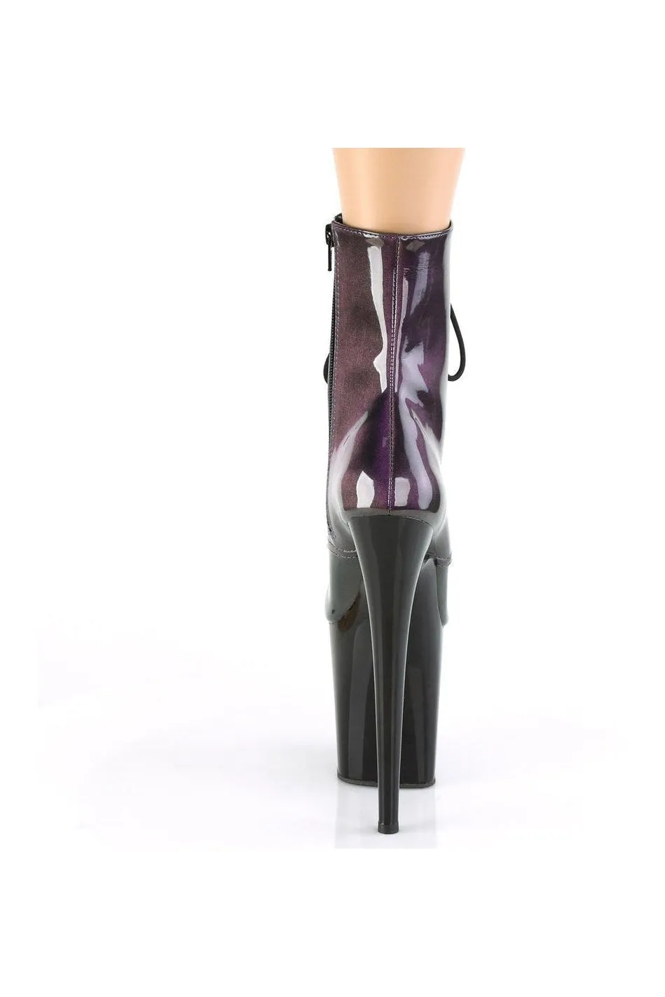 FLAMINGO-1020SHG Exotic Boot | Purple Patent