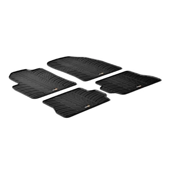 Ford Fiesta Hatchback Rubber Car Mats (2002-2008)