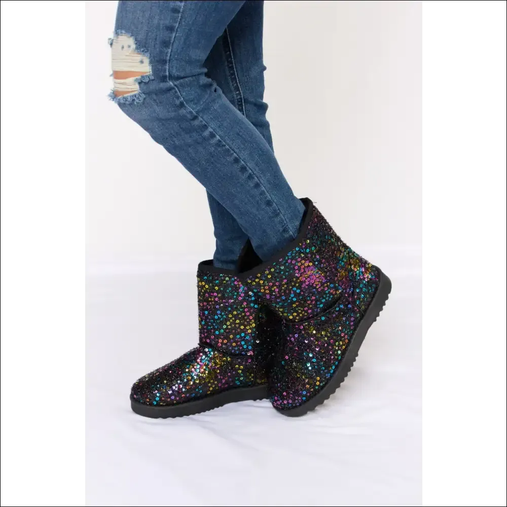 Forever Link Sequin Thermal Flat Boots