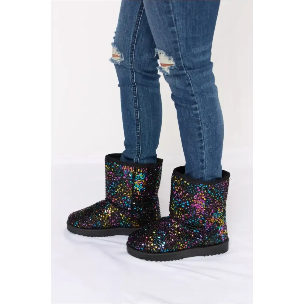 Forever Link Sequin Thermal Flat Boots