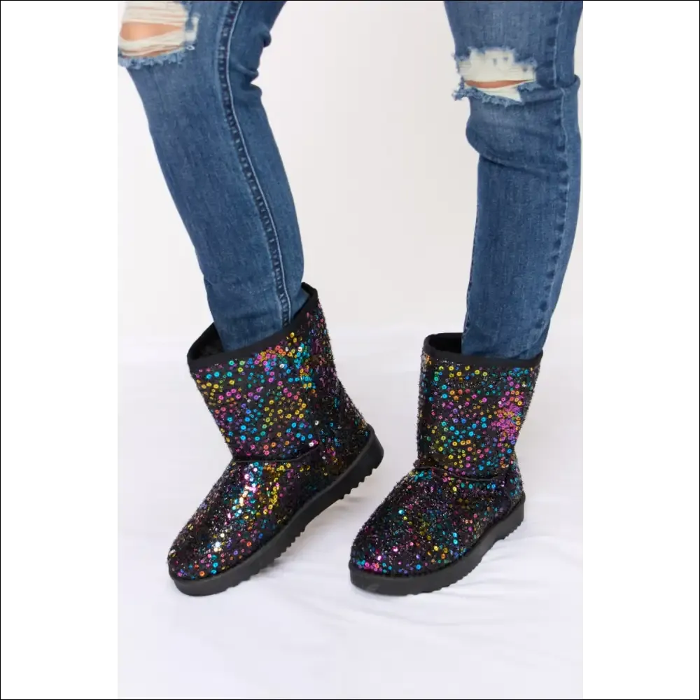 Forever Link Sequin Thermal Flat Boots