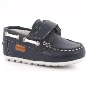 GARVALIN 50 aniversario Boys Shoe Navy Blue Leather Size 20 Children