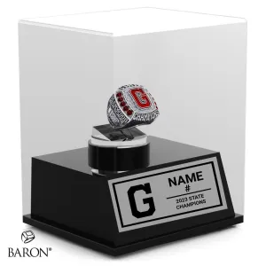 Glenwood High School Soccer 2023 Championship Display Case