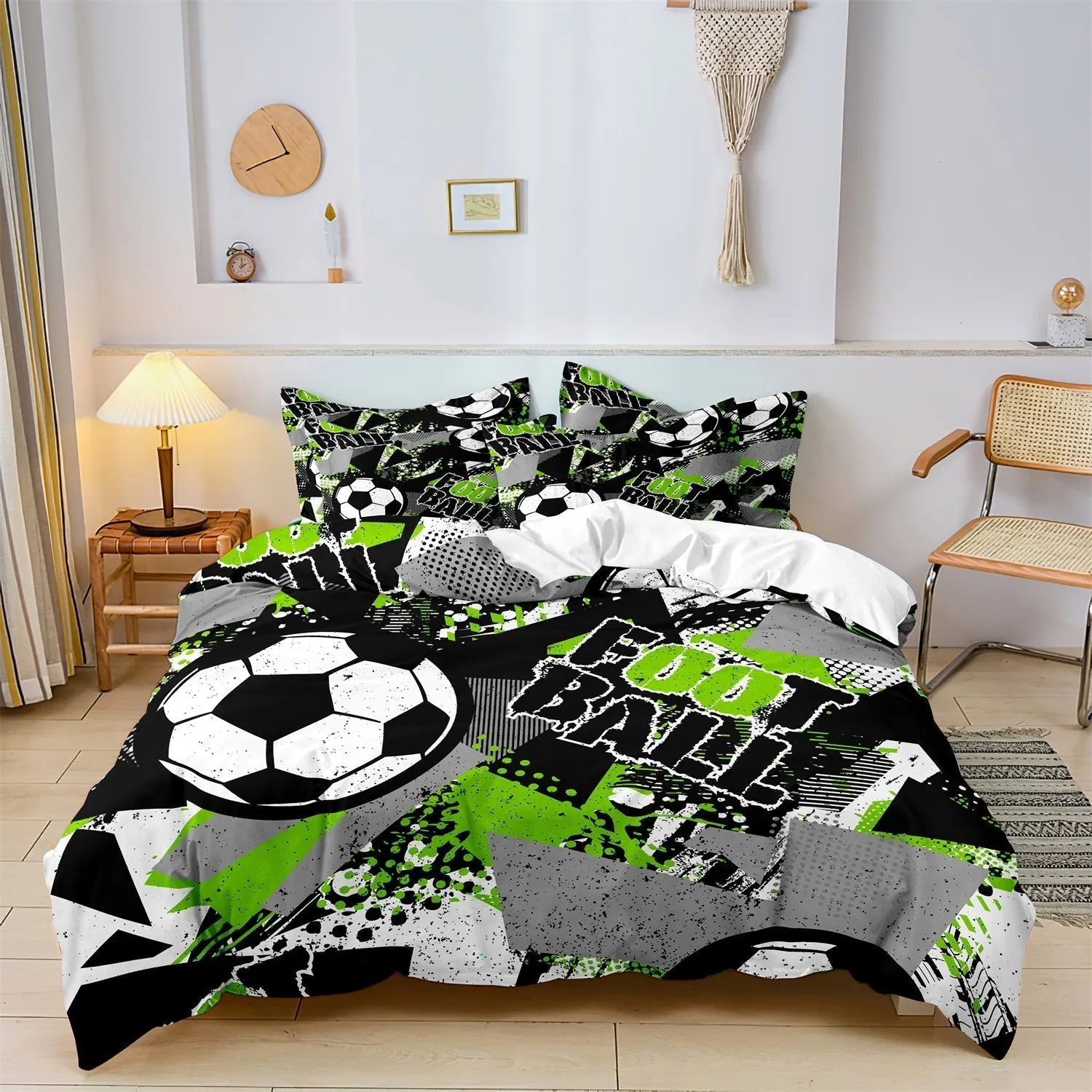 GoalQuest | Ultimate Soccer Dream Duvet Cover Set